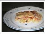 Lasagnes fraiches aux courgettes et jambon