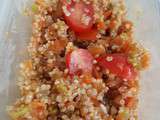 Salade de quinoa légumes croquants thermomix