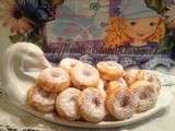 Mini Donuts de Yogourte, Farine Custard sans Oeufs / Mini Donuts sem Ovos de Yogurte e Farinha Custard