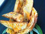 Nid frit de potatoes thym/paprika et coulis poivron/chorizo