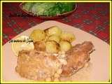 Beignets de poulet en sauce