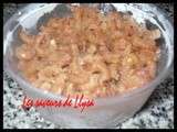 Mini quiches aux crevettes grises
