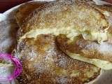 Pancakes au fromage blanc et aux pommes