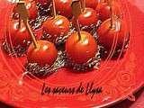 Tomates cerises caramélisées aux graines de sésame