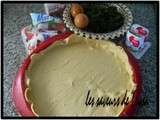 Tourte aux épinards, fromage de chèvre et mozzarella