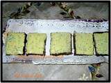 Tranches de chocolat glacées au citron