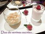 Duo de verrines sucrées