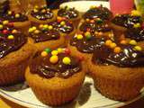 Moelleux coeur choco blanc en robe choco lait bonbons