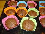 Muffins au chocolat caramel