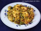 Curry de légumes aux crevettes
