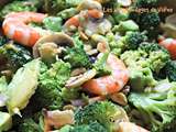 Salade crevettes et brocolis façon thaïe