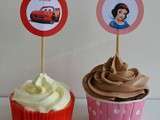 Cupcakes Cars et cupcakes Princesse