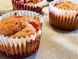 Muffins aux framboises sans gluten