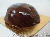 Dome chocolat coeur caramel au beurre salé et meringue
