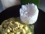 Colombo de poulet au lait de coco et son riz Thaï