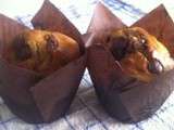 Muffins aux deux farines équitables pépites de chocolat noir maison et à la Stévia de Lunel