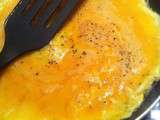 Simple omelette à 4 mains à la Fleur de Sel de Camargue au Muscat de Lunel