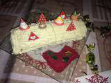 Bûche de Noël poire / calissons