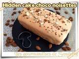 Hidden cake, gâteau caché chocolat noisettes - défi à la noix recette.de