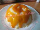Bowl cake au yaourt vanillé et son coulis de mangue