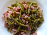 Haricots verts aux lardons