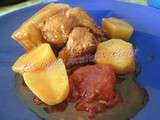 Rouelle de porc aux pommes de terre et tomates