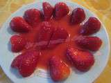 Soupe de fraises, orange et fleur d'oranger (recette d'Yves Camdeborde)