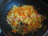 Spaghetti de carottes et pommes de terre