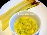 Mayonnaise basilic pour asperges
