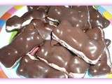 Oursons guimauve-chocolat noir