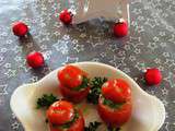 Tomates surprises aux escargots et ail blanc de Lomagne