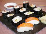 Sushi et maki allégé