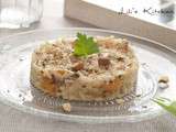 Risotto crémeux à la patate douce et au pâtisson rôtis, mélange d’épices cajun, graines de cumin, sésame et noisettes (vegan)