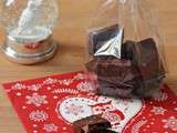 Carré de chocolat aux Croquants aux amandes – Raisin