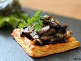 Feuilleté aux champignons Magda {Suite…}