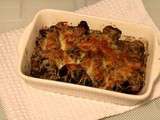 Gratin d'aubergines au parmesan
