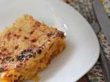Lasagnes au butternut et au jambon