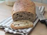 Pain semi-complet aux graines, mes premiers pas avec du levain naturel
