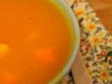 Soupe Butternut-Carotte-Surimi