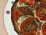 Tarte tomate – mozza + pâte brisée très légère + test nouveauté Bénédicta Moutarde à l’Ancienne et Estragon