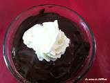 Crème au chocolat noir façon Mont-Blanc