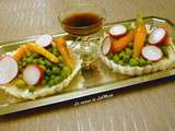 Tartelette sushi aux légumes