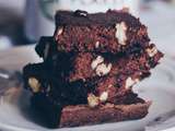 Brownies allégés et protéinés au chocolat et noix