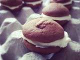 Comme une envie de sucrée ... Whoopies cacao-vanille