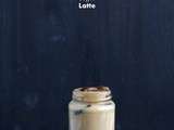 Iced coffe latte / Café au lait glacé