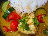 Curry jaune de poisson Thaï