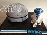 Gâteau  Star Wars : R2-D2 et l'Étoile Noire 