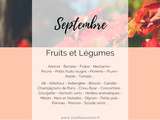 Fruits et légumes de septembre
