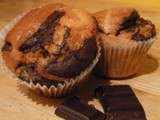 Muffins marbrés chocolat-vanille