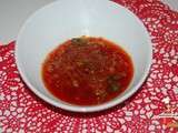 Soupe monochrome rouge {betterave et quinoa}